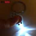 Personnalisé mini led lampe de poche keychain en gros